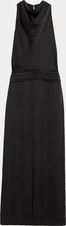 Ramy Brook Charmayne Sleeveless Slit Cowl Gown