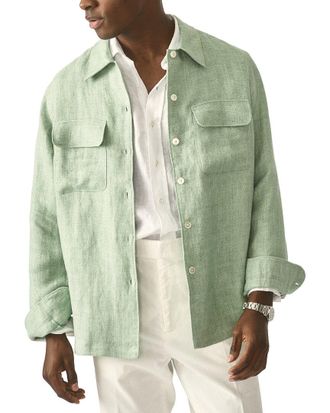 J.McLaughlin J.Mclaughlin Green The Lounge Act Pullover