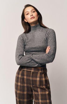 Guizio Delia Sweater in Heathered Charcoal Grey at Nordstrom, Size Medium