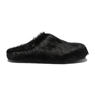 Marni Schoenen, Dames, Zwart, 38 EU, Zwarte Loafer Schoenen Elegante Stijl