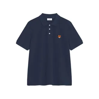 Maison Kitsun&eacute; Fox Head Polo Shirt