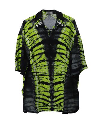 Mario Valentino Valentino Tie Dye Printed Shirt in Multicolor Viscose