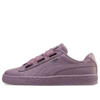 Puma (WMNS) PUMA Basket Heart Bio Hacking Casual Board Shoes Purple 369223-02