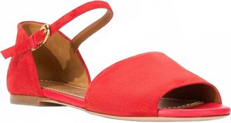 Staud Womens Catherine Sandals In Rose Red