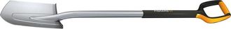 Fiskars Pala De Jard&iacute;n, Borde Puntiagudo Para Suelos Duros, Longitud: 120 Cm, Negro/naranja, 1003683