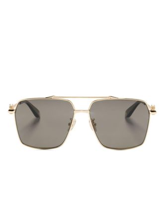 Roberto Cavalli square-frame sunglasses - women - Metal - 60 - Gold