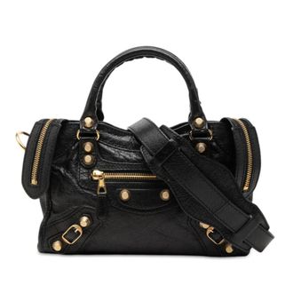 Balenciaga Pre-owned Balenciaga Mini Lambskin Motocross Giant 21 City Satchel Ladies GYOWUWBBTGXAPSU2