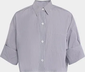 TWP Next Ex Striped Button-Front Shirt