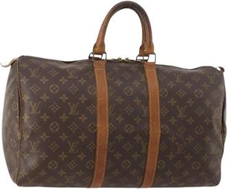 Louis Vuitton Pre-owned Weekend Bags, female, Brown, Size: ONE SIZE Pre-owned Boston Bag