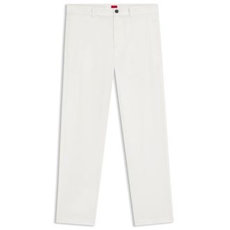 HUGO BOSS Slim-fit trousers in stretch-cotton gabardine