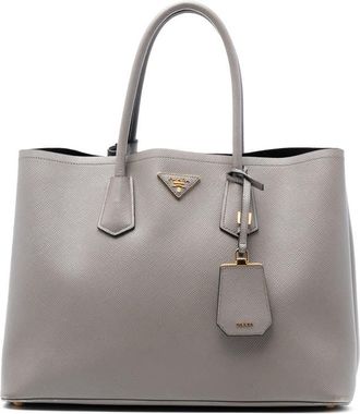 Prada Pre-owned Prada Large Saffiano Cuir Double Satchel 8PU90TDSXDGUVBZC