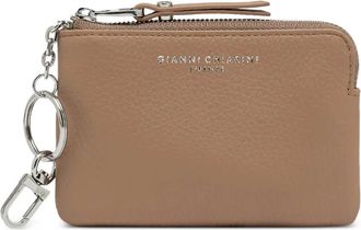 Gianni Chiarini logo-detail wallet - women - Grained Leather - One Size - Neutrals
