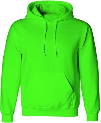 Generic Mens Pullover Hoodie Sweatshirt - Adult Plain Hooded Fleece Hoody with Pockets - Irish Green - X-Large