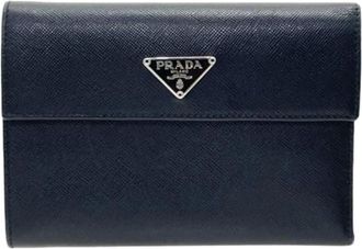 Prada Pre-owned Wallets, female, Black, Size: ONE SIZE Pre-owned Fabric Wallet