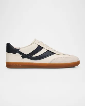 Vince Oasis Mixed Leather Retro Sneakers