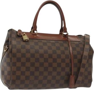 Louis Vuitton Pre-owned Handbags, female, Brown, Size: ONE SIZE Pre-owned Canvas handbags