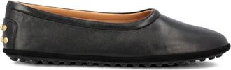 Tod's Platte Ballerinas - Dames - Ballerinas - Zwart - 37 1/2 EU - Leer - Schoenen