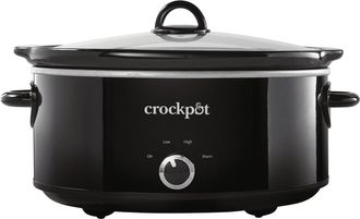 Crock-pot Manual 7-Quart Slow Cooker, Black