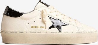 Golden Goose Plateausneakers aus Nappa- und Lackleder Hi Star