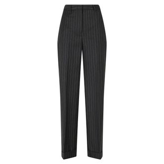 Semicouture Dames, Broeken, Grijs, Maat: XS