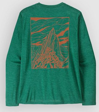 Patagonia Cap Cool Daily - Cloud Crag Longsleeve Lycra gr&uuml;n