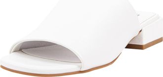 Steve Madden Ander Sandal White Leather ANDER-WHT Womens