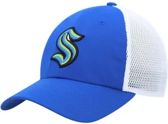 adidas Mens adidas Blue Seattle Kraken Color Pop Trucker Adjustable Hat at Nordstrom