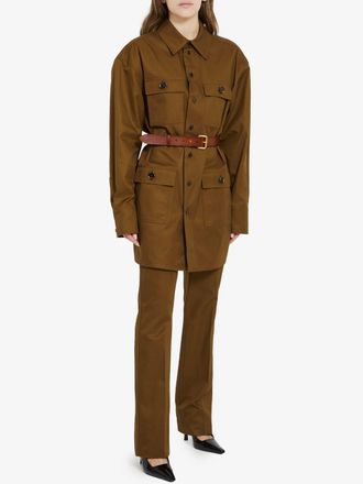 Saint Laurent Broek in Katoen Twill