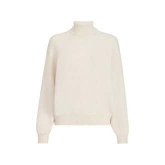 Brunello Cucinelli Cashmere Turtleneck Sweater With Monili