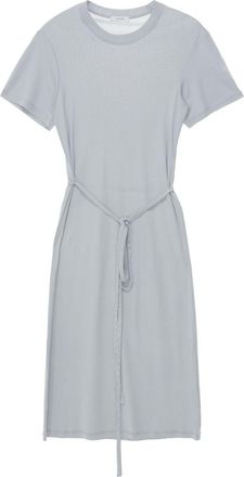 Christophe Lemaire belted t-shirt dress - Grey