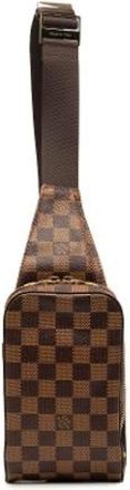 Louis Vuitton Pre-owned Cross Body Bags, female, Brown, Size: ONE SIZE Pre-owned The Geronimos