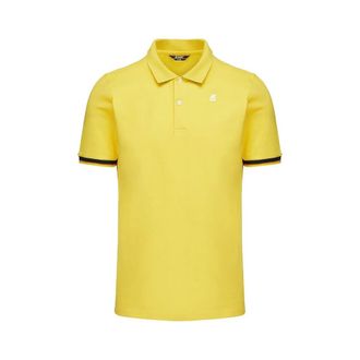 K-Way Vincent Polo - Heren - Tops - Geel - Maat: 2XL Katoen