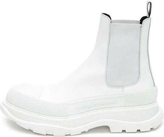 Alexander McQueen (WMNS) Alexander McQueen Tread Slick Ankle Boot White 634617WHZ619071