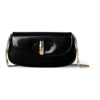 Gucci Bamboo Night Small Bag - female - Gucci - Shoulder Bags - Black - ONE SIZE - Bags