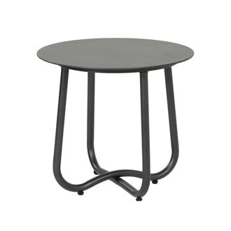 ED&Egrave;N JARD&Iacute; Mesa auxiliar de jard&iacute;n tacos de goma antracita