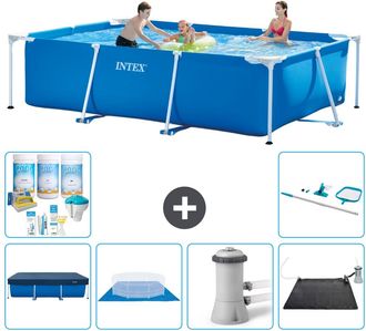Intex Piscina Con Estructura Rectangular - 300x200x75 Cm - 7-piezas Scb97