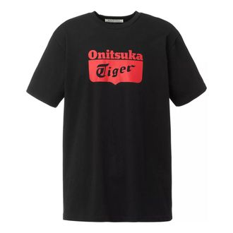 Onitsuka Tiger Logo T-Shirt Black Red 2183B173-001