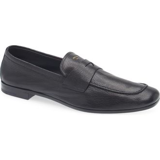 Prada Penny Loafer in Nero at Nordstrom, Size 10.5Us
