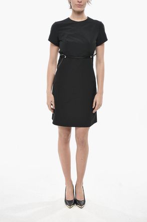 Givenchy Tubino a Maniche Corte in Misto Cotone con Cintura Givenchy
