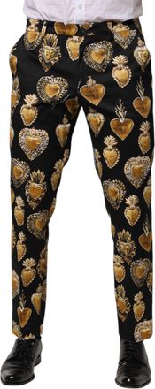 Dolce & Gabbana Heilige Hart Print Broek