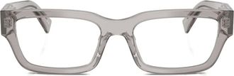 Prada square-frame glasses - men - Acetate - 54 - Grey