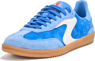 Skechers Womens Hotshot-Varsity Crew Sneaker, Blue, 8