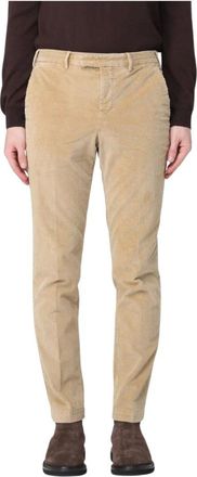Pantaloni Torino Pantaloni Chino in Velluto - Heren - Broeken - Beige - Maat: M