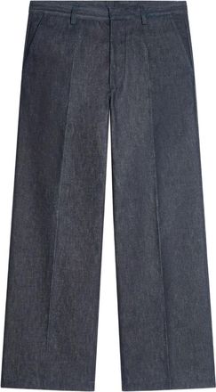 Dries Van Noten Pantaloni sartoriali in denim - Blu