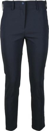 Liviana Conti Elegante Viscose Blend Broek - Dames - Slim Fit Broeken - Blauw - XS - Broeken
