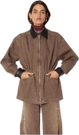 BERENICE Vivienne Jacket - Dames - Zomerjassen - Bruin - M - Katoen - Jassen