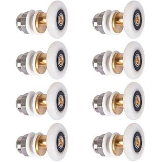 OEM Rodillos Para Puertas De Ducha De 25 Mm (8 Piezas), Rodamientos Para Puertas Correderas De Ducha - Crezuo