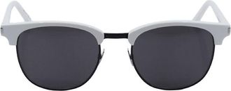 Saint Laurent SL108011 Metal and Acetate Sunglasses - Ivory