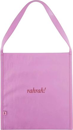 Generic Metallic Pink Shoulder Bag, Rayon Blend Fabric with Magnetic Snap Closure, Single Strap Tote with Inner Pockets, Customizable Design, 70x35cm