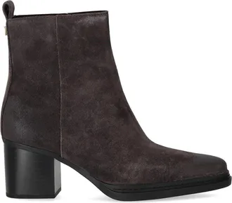Michael Kors Lex Chocolate Heeled Ankle Boot